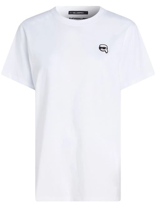 IKON T-SHIRT WITH LABEL KARL LAGERFELD | A1W17025100